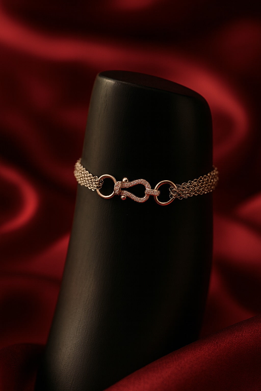 "Elegant Silver Multi-Chain Bracelet with Designer Clasp"